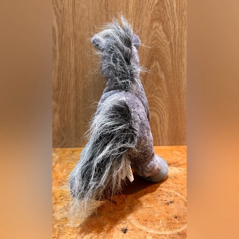 Ganz Webkinz Grey Arabian Horse NO CODE Stuffed Plush Toy HM098 11”